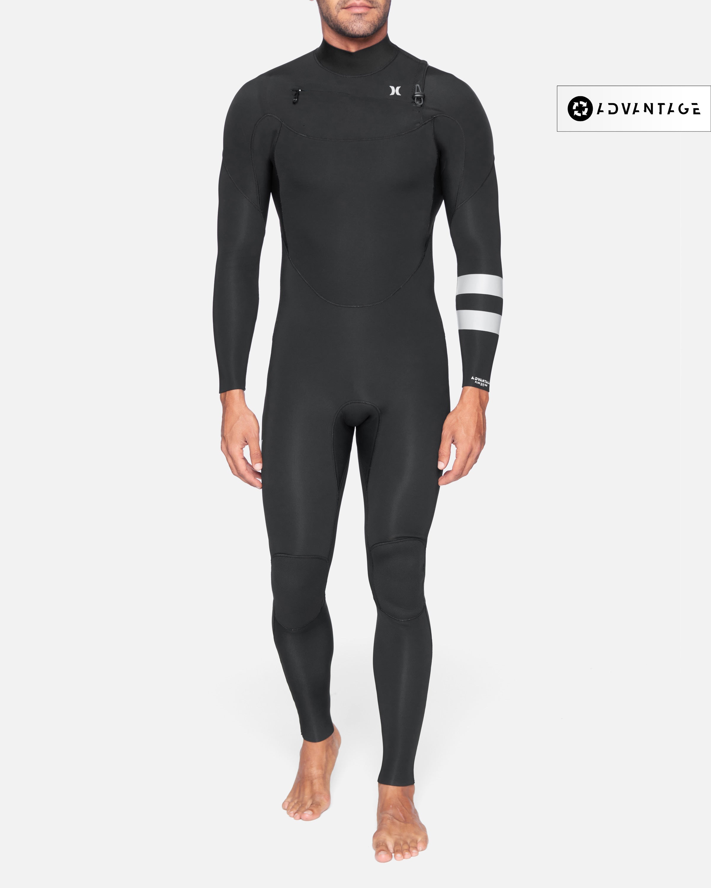 Mens Advantage Plus 3/2Mm Fullsuit in Black, Size Medium