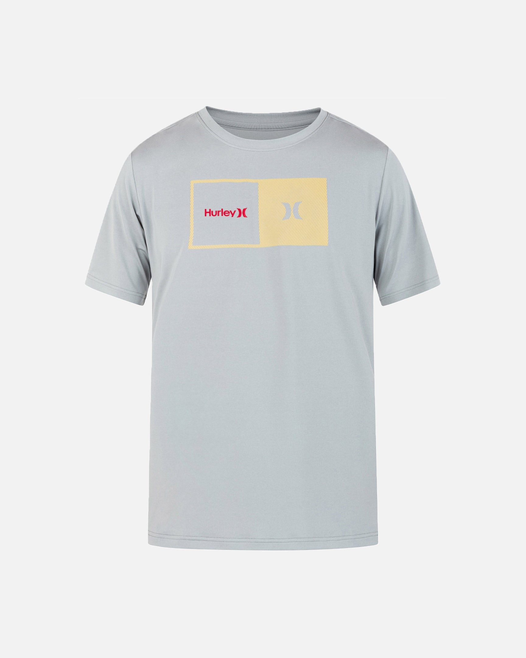 Everyday Hybrid Upf Short Sleeve in Heather Grey, Size Large