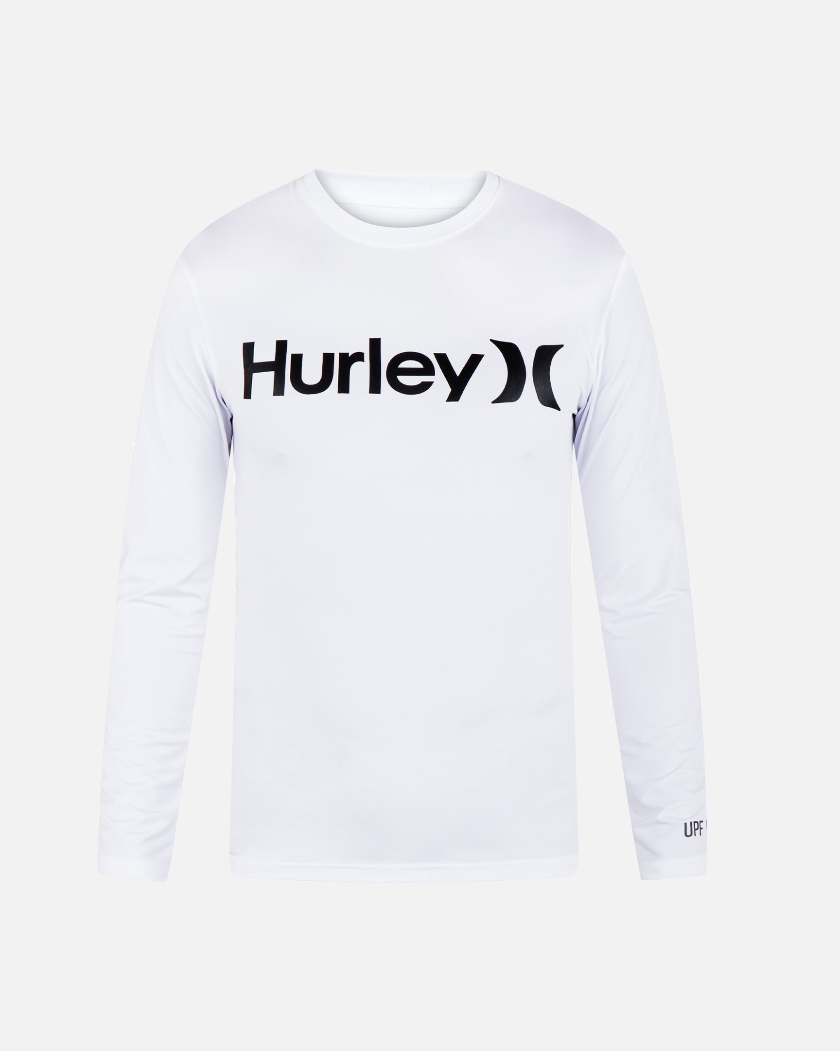 One And Only Quickdry Rashguard Long Sleeve in White, Size Large