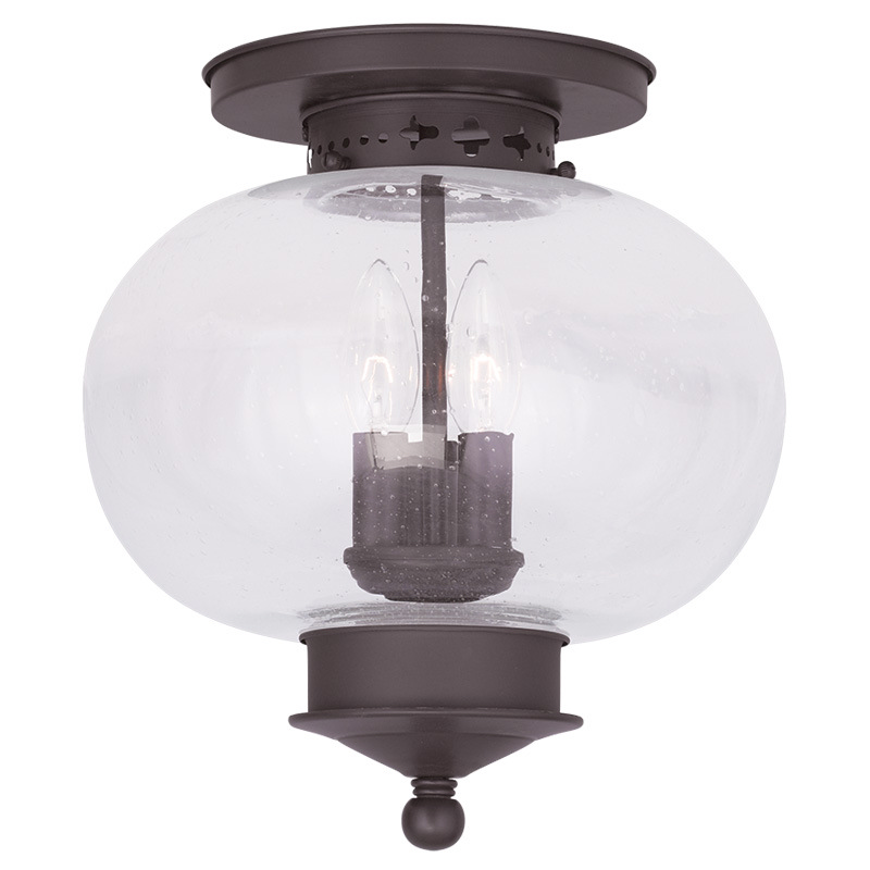 Harbor 3-Light Ceiling Mount in Bronze