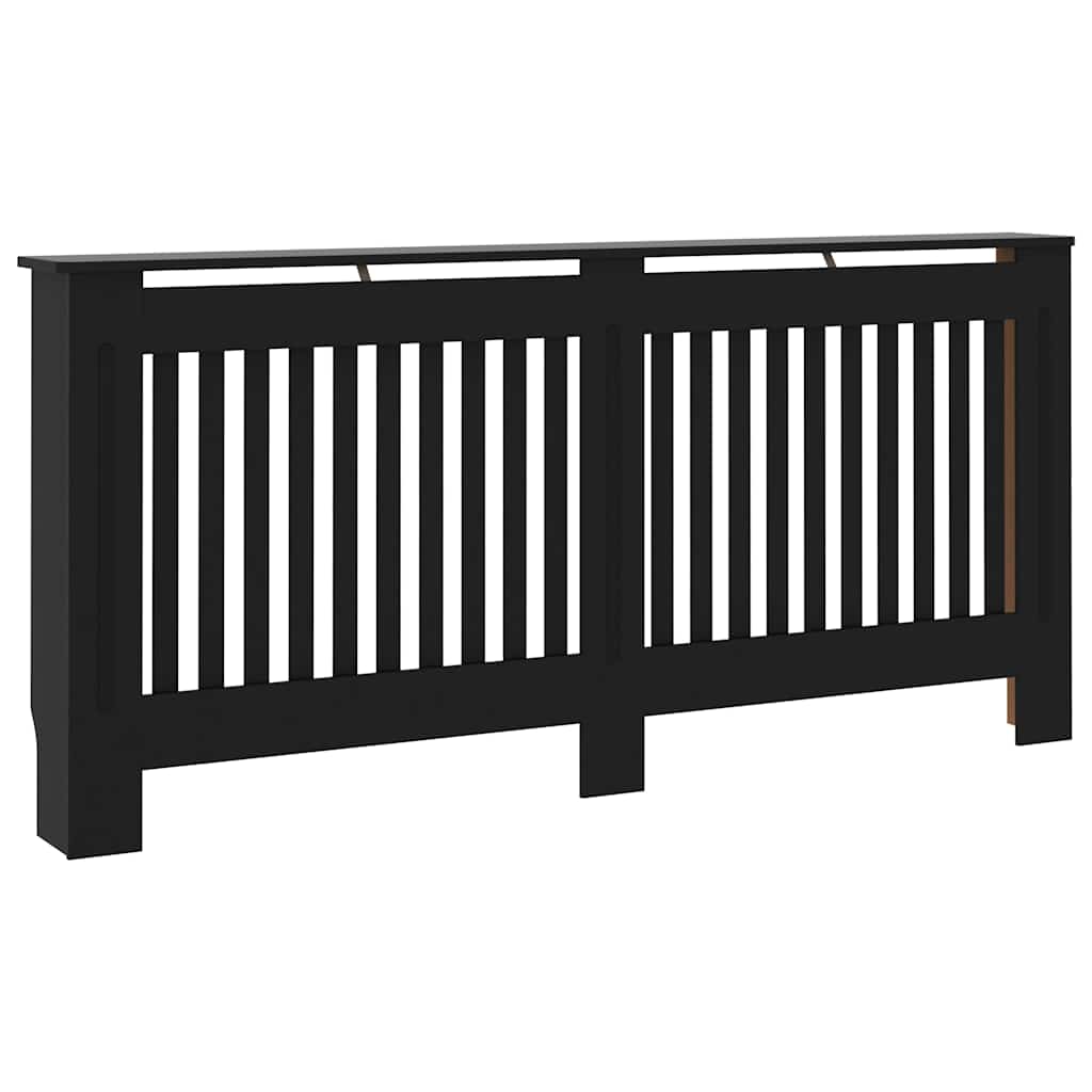vidaXL Radiator Colver Black 67.7"x7.5"x32.1" MDF