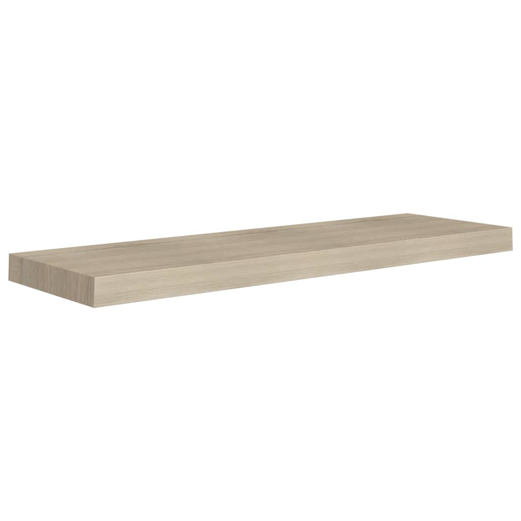 vidaXL Floating Wall Shelf Oak 31.5"x9.3"x1.5" MDF