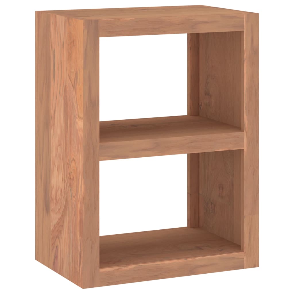 vidaXL Side Table 17.7"x11.8"x23.6" Solid Wood Teak