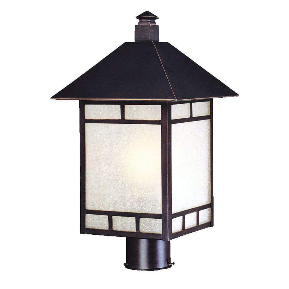 Artisan 1-Light Architectural Bronze Post Mount Light