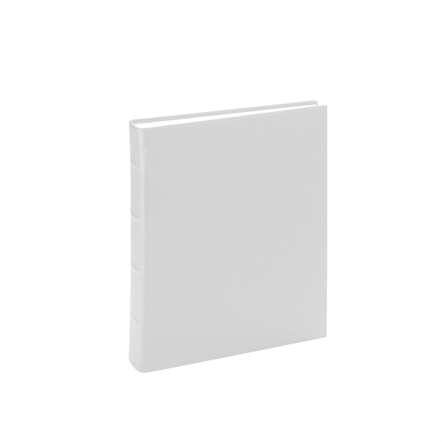 Graphic Image Junior Bound Album White Pebble Grain Leather