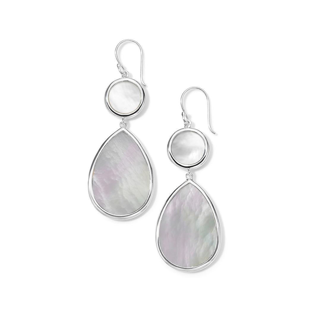IPPOLITA Dot and Teardrop Earring in Sterling Silver - POLISHED ROCK CANDY