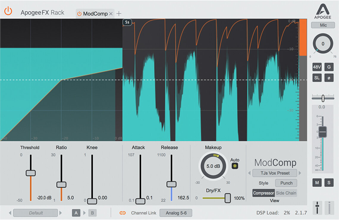 Apogee FX Rack Mod Comp (Produit numérique)