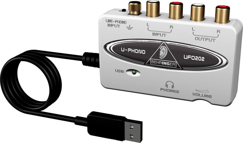 Behringer UFO 202 U-PHONO Interface audio USB