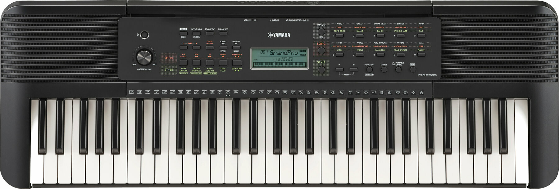 Yamaha PSR-E283 Clavier sans dynamique