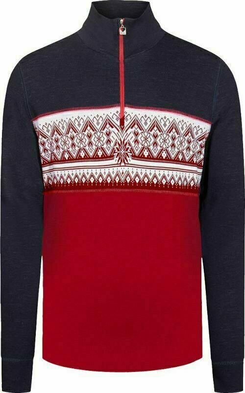 Dale of Norway Moritz Basic Raspberry/Navy/Off White M Pull-over