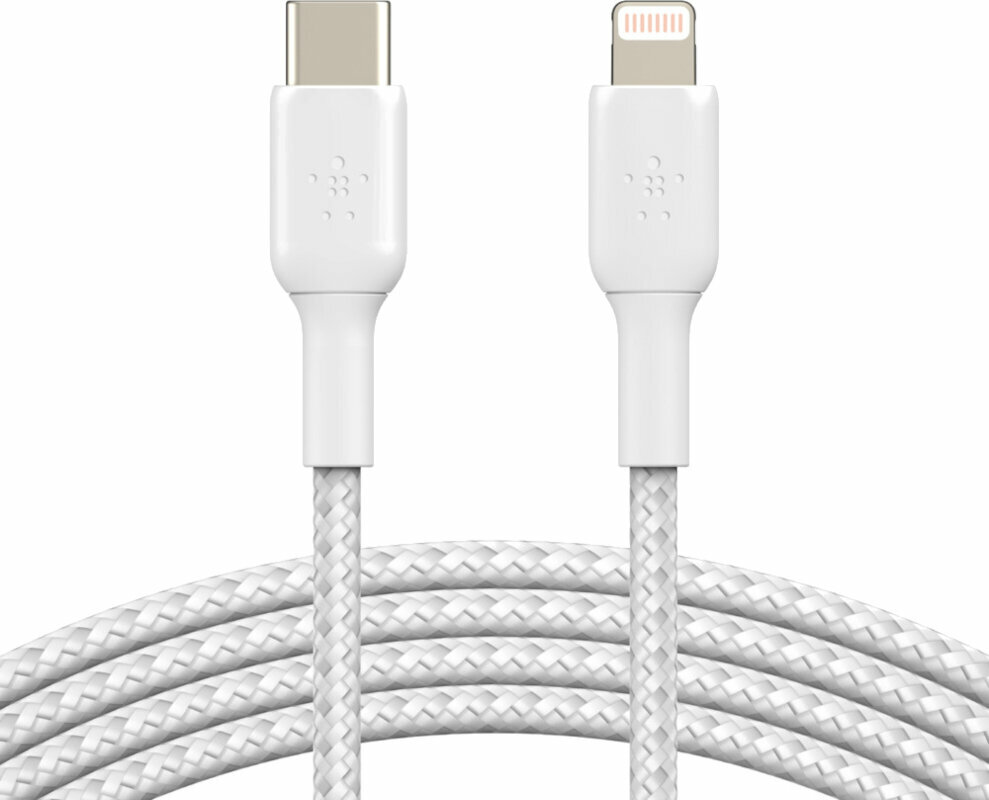 Belkin Boost Charge Lightning to USB-C Blanc 2 m Câble USB