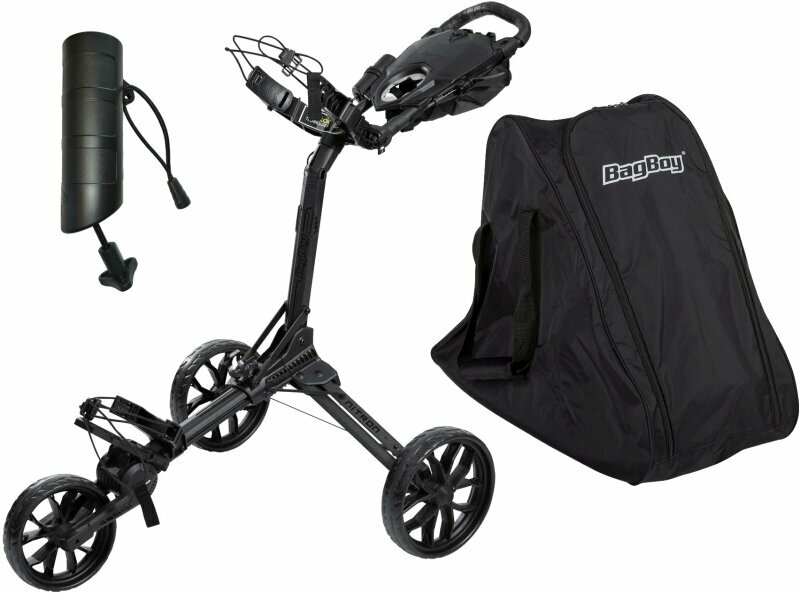 BagBoy Nitron SET Black/Black Chariot de golf manuel