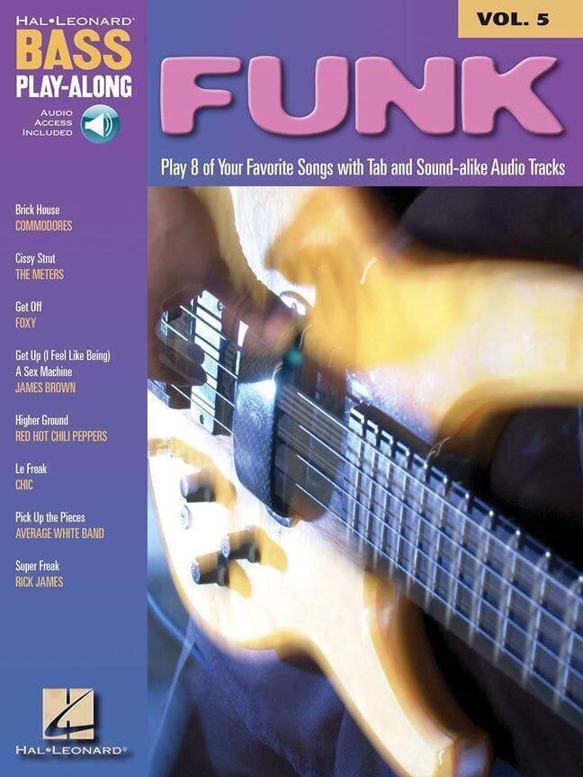 Hal Leonard Bass Play-Along Volume 5: Funk Notes