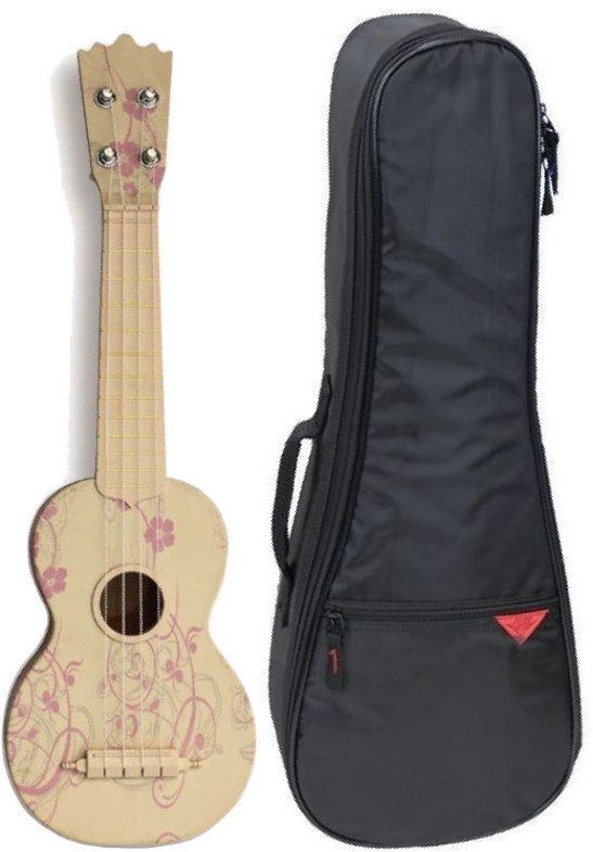 Pasadena WU-21F5-WH SET Ukulélé soprano Natural